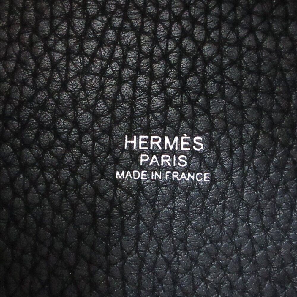 Auth Hermes Picotin Lock Mm - Black #118263H34B - Picture 7 of 15